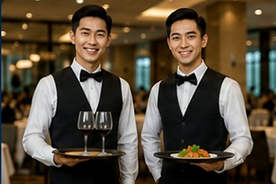 Professional NAI Events waiters for UAE events