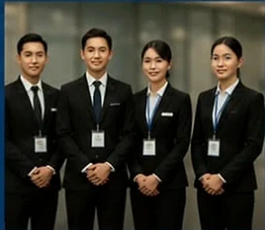 Professional standby event staff